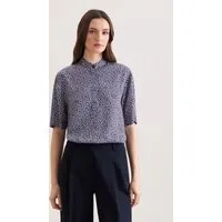 seidensticker Klassische Bluse Tunika Druck