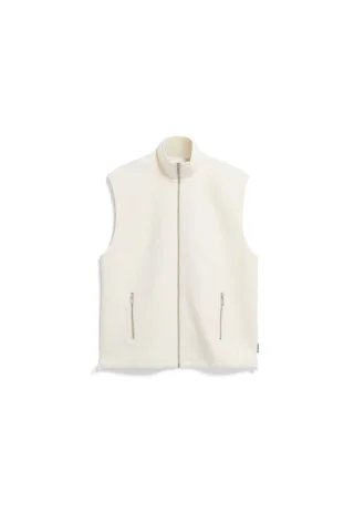 Armedangels - COTTON FLEECE VEST oatmilk - Gr. - XL
