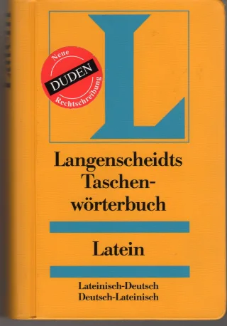 Langenscheidts Taschenwörterbuch Latein : lateinisch-deutsch deutsch-lateinisch.