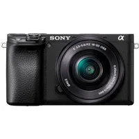 Sony Alpha 6400 + 16-50mm Objektiv Kompaktkamera (24,2 MP, Bluetooth)