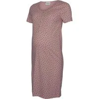 Mamalicious Umstandsnachthemd MLMIRA STAR JRS NIGHTGOWN 2F A. E. NOOS Baumwolle, enganliegend