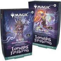 Magic the Gathering Sammelkarte Lorwyns Finsternis Commander Deck Set Deutsch, Enthält Fluch Der Fäulnis und Tanz der Elemente