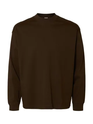 SELECTED MEN - SLHRELAXPOUL LS MOCK NECK TEE - Gr. - L