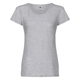 Fruit of the Loom - "Original" T-Shirt für Damen (Grau meliert)