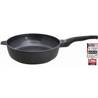 Elo Schmorpfanne Siloncast Pfanne mit Gegengriff, Aluminiumguss (1-tlg), antihaftbeschichtet, hitzeisolierender Stiel, Gegengriff