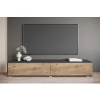 OTTO home Lowboard Kenia (1 St), 2 Klappen – flexibel hängend oder stehend montierbar
