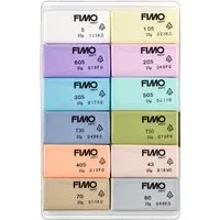 STAEDTLER Modelliermasse STAEDTLER FIMO soft 8023 C Modelliermasse-Set - 12 Halbblöcke je 25 g