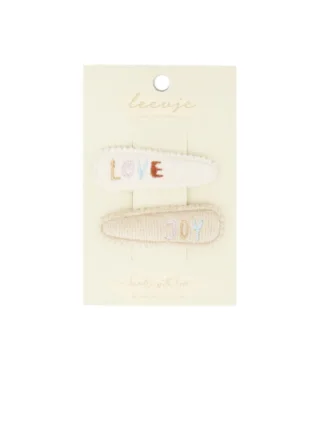 Leevje Haarspangen 'love & joy clips'