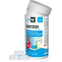 Höfer Chemie GmbH Poolpflege 1 kg BAYZID® Multitabs 20g 5in1 für Pools, Kompakte All-in-One-Pflege für kleine Pools
