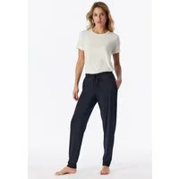 Schiesser Pyjamahose Mix + Relax weiche Single-Jersey Qulität, Gummizug
