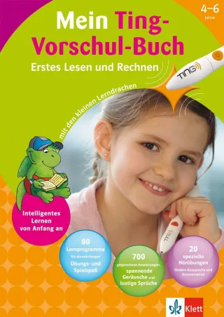 Klett Mein Ting-Vorschul-Buch mit den kleinen Lerndrachen: Erstes Lesen und Rechnen  mit dem Hörstift Ting (4-6 Jahre) (Die kleinen Lerndrachen)