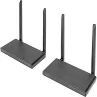 Wireless HDMI KVM Extender Set, HDMI Verlängerung schwarz, 200 m