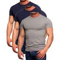 Jack & Jones T-Shirt (3er-Pack) Basic mit Rundhalsausschnitt