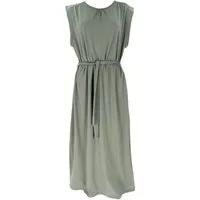 Guru-Shop Midikleid Maxikleid aus Bio-Baumwolle, Langes Basic Kleid.. alternative Bekleidung