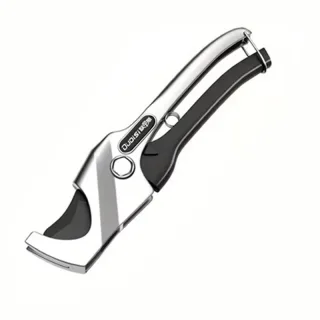 35/42/51/75mm High-Leverage Ratchet Action Multi-Purpose Pipe Cutter Carbon Steel Blade PVC Rubber Tubing Cutter Tool