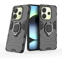 betterfon Handyhülle für Xiaomi Outdoor Panzerhülle mit Slide-Kameraschutz & Ringhalter, Premium 3-Schicht-Hülle: Stoßfest, kratzresistent & passgenau