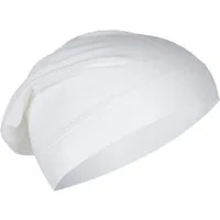 beties Beanie BasicSoft (1-St., 1 Stück Jersey-Beanie) leichte Sommermütze Sportmütze Schlafmütze Chemomütze pur-weiß