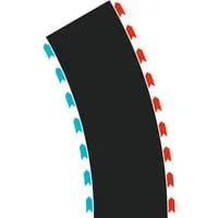 HYBRID Curves Radius 30°, Rennbahn zwei Module