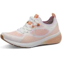 Tamaris Slip-On Sneaker, Freizeitschuh, Halbschuh, Slipper mit aufgesetzer Schnürung