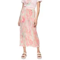 Marc Cain Plisseerock Mindful Moving Premium Damenmode gemustert, elastischer Bund