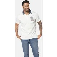 Jan Vanderstorm Poloshirt TORGUND mit Jeanskragen