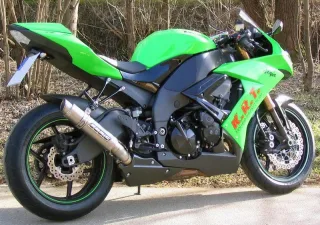 Sport Auspuff Bodis GP1 Full-TITAN Kawasaki ZX-10R Ninja Bj. 2008-2010 eintragungsfrei +ABE