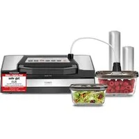 Caso Vakuumierer VRH 700 advanced Pro, Profi-Vakuumierer, 150 Vakuumiervorgänge, Doppelte Schweißnaht