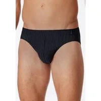 Schiesser Slip Supermini Long Life Soft 174645 (Schlüpfer) blau/schwarz gestreift