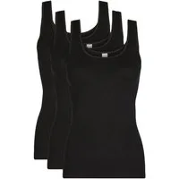Nina Von C. Achselhemd "Daily" (3er Pack) basic, weich, bequem, eng, Rundhalsausschnitt, breite Träger