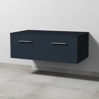 Sanipa Anbau-/Solitärschrank mit Auszug 2morrow (G3236) 340x1000x520 Marine-Matt, G32361R G32361R
