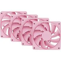 FA12, Gehäuselüfter pink, 4er Pack, 120 mm