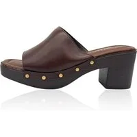 Nowaland Damen Clogs – Bequeme Pantoletten mit Blockabsatz Pantolette Modisches Design, stabiler Absatz, bequem & sommerlich