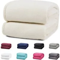 Wohndecke Luxury Kuscheldecke, 150x200 cm, 220x240 cm, 230x270 cm, Buymax, super weiche Fleece-Tagesdecke, Sofadecke