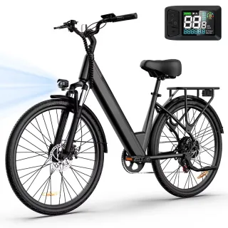 [EU DIRECT] URLIFE E26 Electric Bike 48V 10.4Ah Battery 250W(750W Peak) Recommended Top Speed 25KM/H 60 Miles Max Range