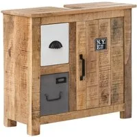 massivum Waschbeckenunterschrank Pune