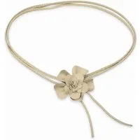 COLLEZIONE ALESSANDRO Taillengürtel Blüte Lederband mit echt Leder Blüte