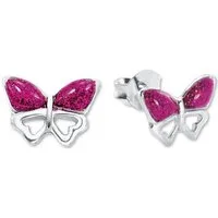 Amor Paar Ohrstecker Schmetterling