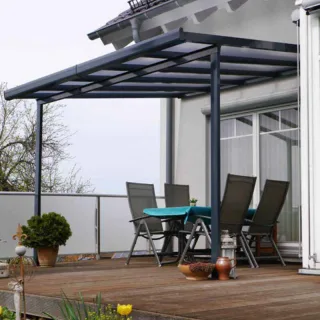 Terrassendachbausatz | Breite 3,06 m | Länge 4,06 m