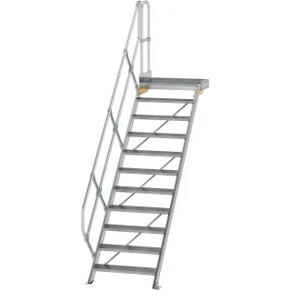 Munk Treppe mit Plattform 45° Stufenbreite 800 mm - 600451