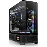 View 600 TG Black, Big-Tower-Gehäuse schwarz, Tempered Glass