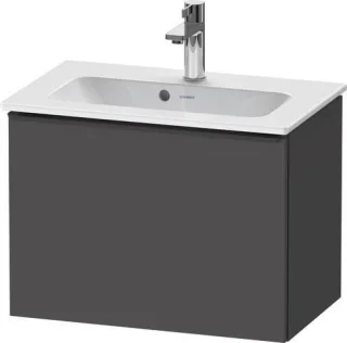Duravit D-Neo Waschtischunterbau wandhängend Graphit Matt 610x372x440 mm - DE42680BD490000 DE42680BD490000