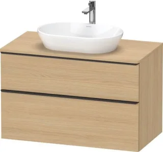 Duravit D-Neo Konsolenwaschtischunterbau wandhängend Natur Eiche Matt 1000x550x664 mm - DE49680BD300 DE49680BD300000