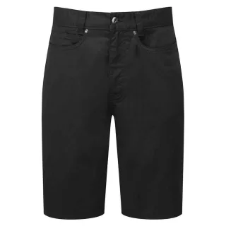 Premier Mens Performance Chino Casual Shorts (Schwarz)