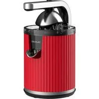 Entsafter Xqueeze Retro Juice 600 Red, Zitruspresse edelstahl/schwarz, 600 Watt, direkter Saftauslauf