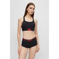 HUGO Bralette-BH BRALETTE PAD.RED LAB mit aufgesticktem HUGO BOSS Logo