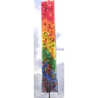 Glas-Stadl Die Glas Fusing Manufaktur Gartenstecker Garten Deko-Objekte Sonnenfänger Farben Galaxie