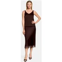 Vera Mont Satinbluse Damen mit V-Ausschnitt