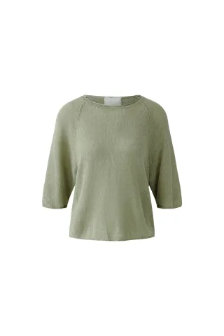 Oui - Pullover seagrass - Gr. - 40