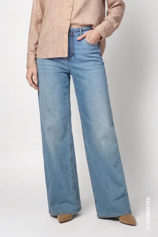 monari - Wide Leg Jeans jeans - Gr. - 34