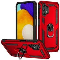 CoolGadget Handyhülle Armor Shield Case für Samsung Galaxy A13 4G 6,6 Zoll, Outdoor Cover mit Magnet Ringhalterung Handy Hülle für Samsung A13 4G